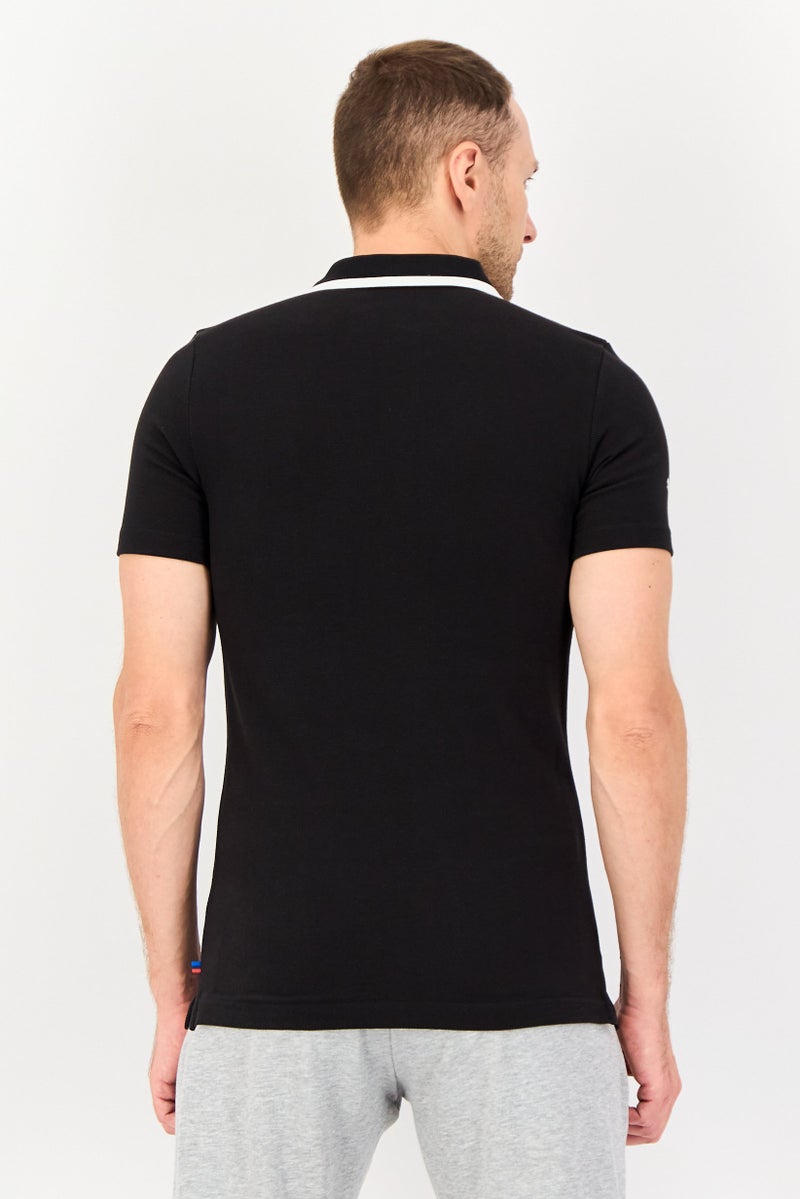 PUMA Men Sportswear Fit Short Sleeve Outdoor Polo Shirt, Black - Image 3