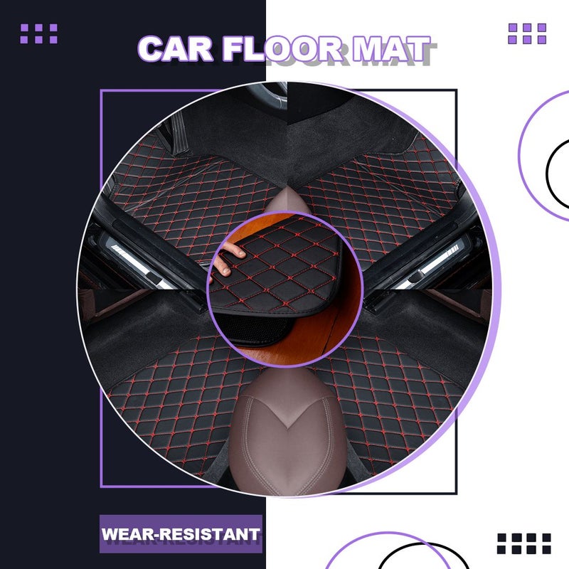 All Weather Floor Mats For C Class 2015 2021 Luxury Car Interior Protection Durable High Temperature Easy To Clean Easy Install Accessories - Image 4