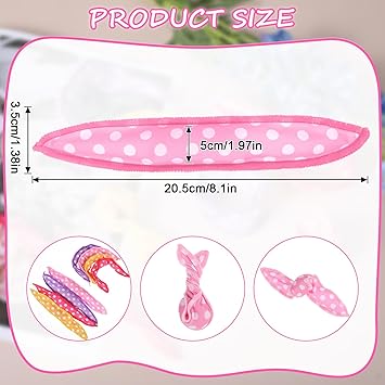 oruola أورولا 8 قطع أسطوانة وسادة للشعر 81 × 138 إنش لف الشعر بكرات ناعمة من الإسفنج للشعر الطويل والقصير والسميك أو الرقيق تجعيد حلزوني 4 ألوان - Image 3