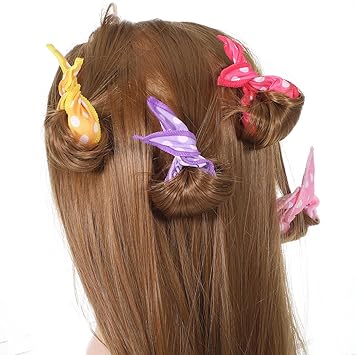 oruola أورولا 8 قطع أسطوانة وسادة للشعر 81 × 138 إنش لف الشعر بكرات ناعمة من الإسفنج للشعر الطويل والقصير والسميك أو الرقيق تجعيد حلزوني 4 ألوان - Image 5