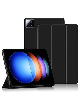 حافظة لجهاز Xiaomi Pad 6S Pro 12.4، [ميزة الوقوف] حافظة واقية مضادة للخدش من مادة TPU، حافظة ذكية رفيعة للغاية بمسند، لجهاز Xiaomi Pad 6S Pro-أسود - pzsku/ZD092DE58D84CACB0F654Z/45/_/1710990599/87e93669-c703-45f6-a2fc-f0a30ca4a165