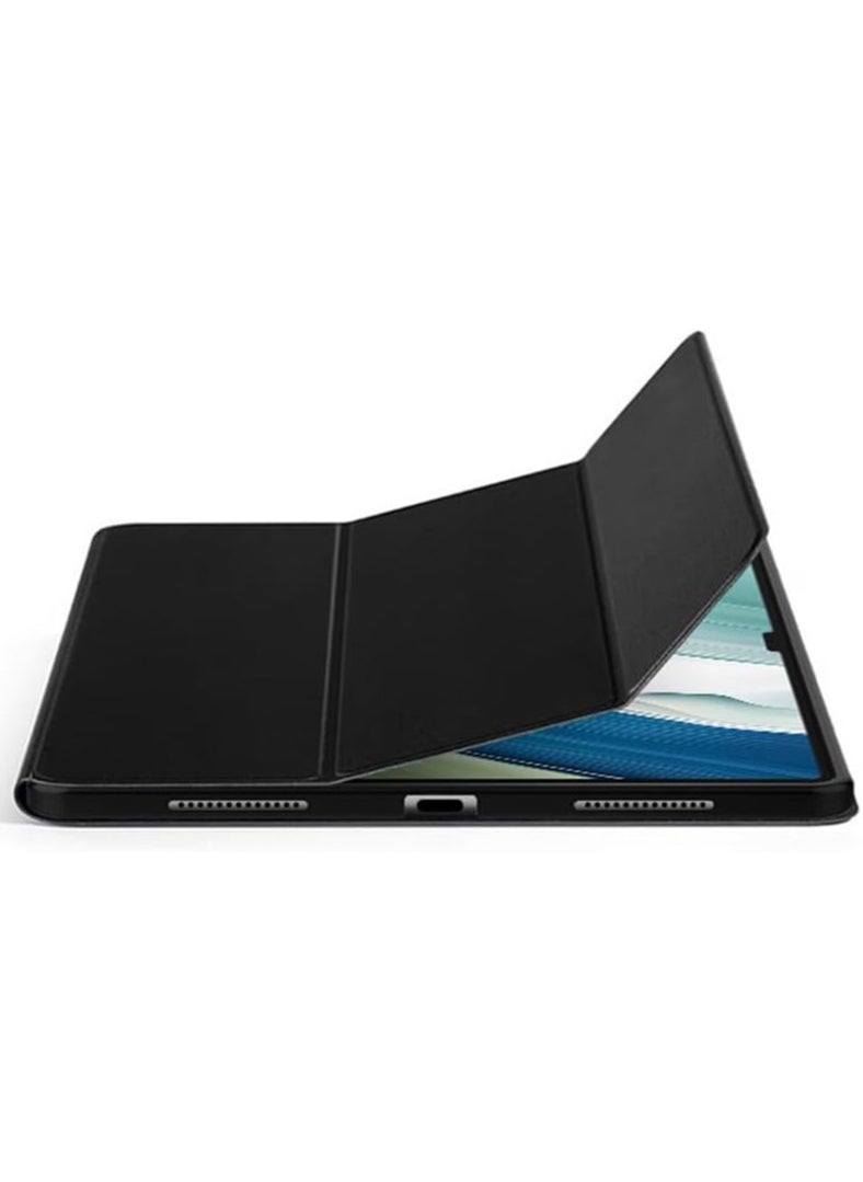 حافظة لجهاز Xiaomi Pad 6S Pro 12.4، [ميزة الوقوف] حافظة واقية مضادة للخدش من مادة TPU، حافظة ذكية رفيعة للغاية بمسند، لجهاز Xiaomi Pad 6S Pro-أسود