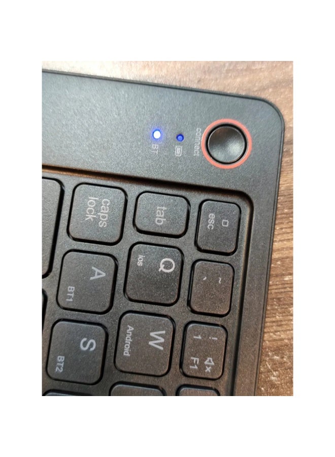 ACLIX Foldable Bluetooth Keyboard, Portable Ultra, Slim Multi Device Mini Wireless Keyboard, 66 Keys, Pocket Size, Rechargeable Keyboard, Tri-Mode Cordless Keyboard, for Laptop Tablet PC Windows iOS Android (Black) - Image 3