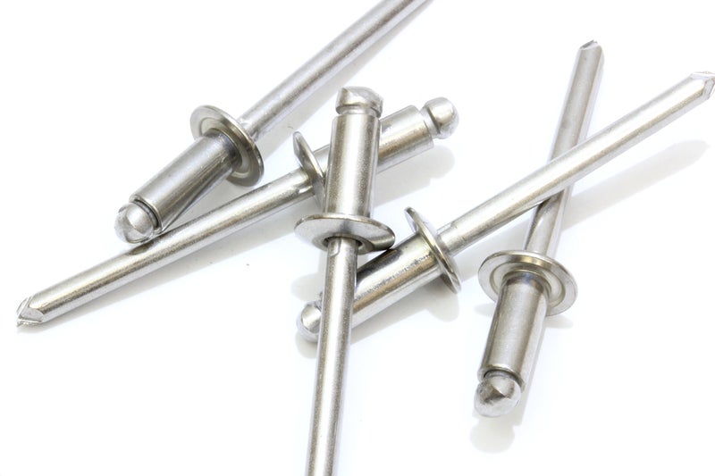 Bolt Dropper #44 Blind Rivet, Button Head, 1/8 Inch Inch Diameter, 3/16 Inch Inch - 1/4 Inch Inch Grip Range, Plain Finish, 304 (18-8) Stainless Steel (100 pk) - Image 3