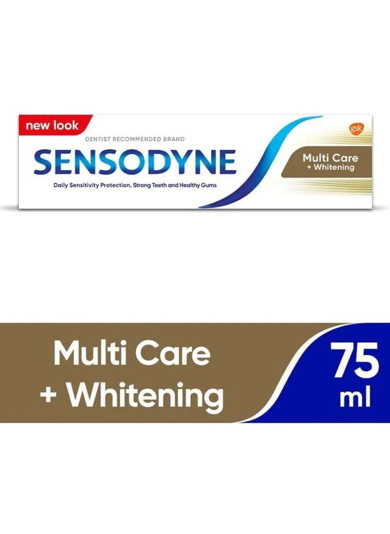 Sensodyne Toothpaste Multi Care Plus Whitening 75 ml - pzsku/ZD092F76793B675D3C827Z/45/_/1709112627/e677de71-67c3-4453-b78e-3e5b6bf9b230