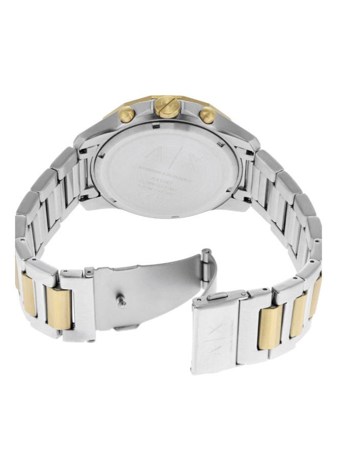 ارماني اكسشينج Men Stainless Steel Chronograph Wrist Watch AX7148SET with Bracelet Set - Image 3