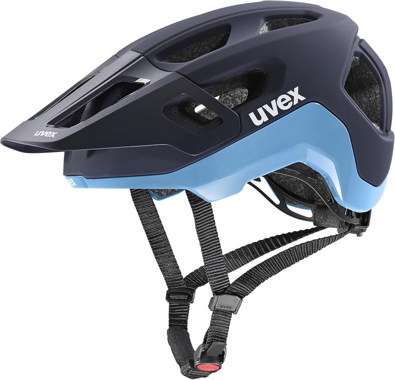 Uvex React Bike Helmet, 56-59 cm Size, Deep Space-Azure Matt - Image 1