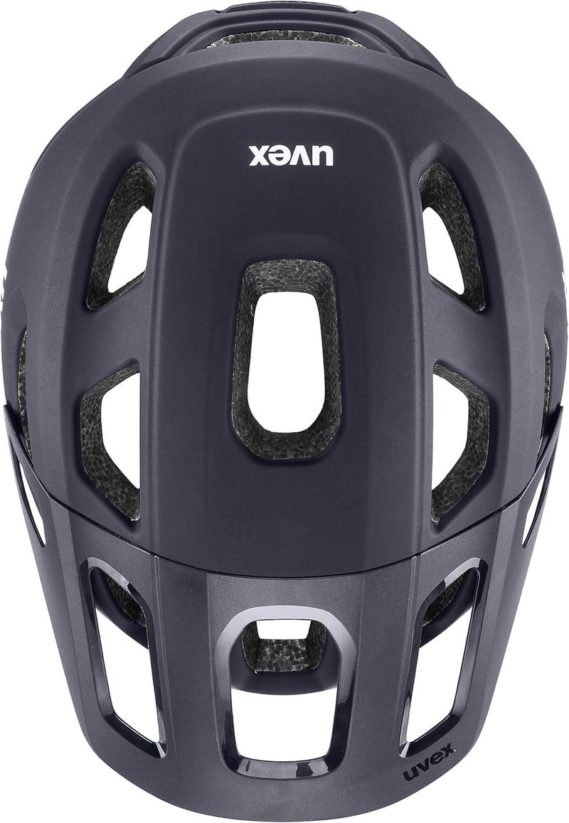 Uvex React Bike Helmet, 56-59 cm Size, Deep Space-Azure Matt - Image 4