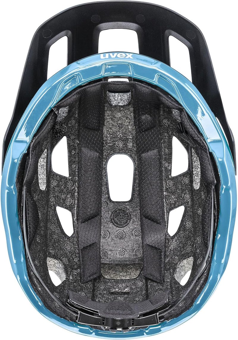 Uvex React Bike Helmet, 56-59 cm Size, Deep Space-Azure Matt - Image 5