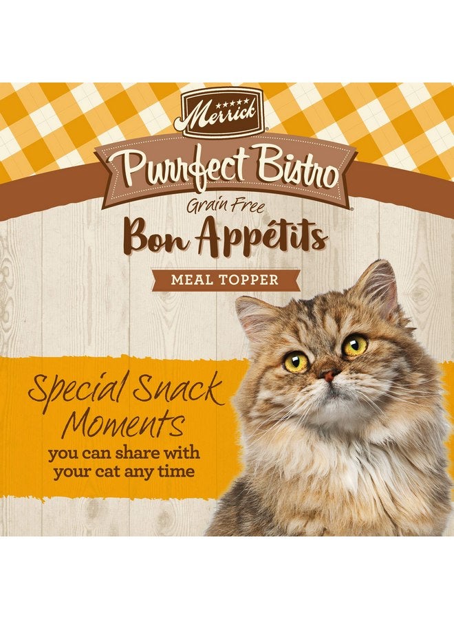 Merrick Purrfect Bistro Bon Appetits Premium Grain Free Wet Cat Food Topper, Chicken Recipe Chunks In Gravy - (Pack of 24) 3 oz. Pouches - Image 2