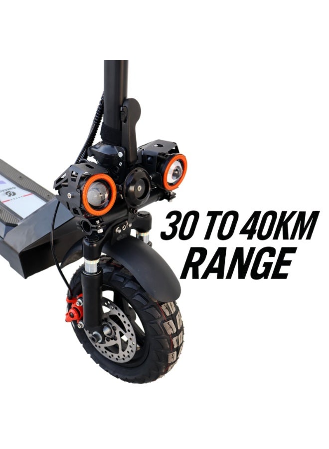 Chenxian FM-S2 Electric Scooter for Adults, 60 km/h Speed, 30–40 km Range, 48V 12Ah Battery, Foldable Design, Handlebar Storage Bag, Ideal for Daily Commuting and Urban Travel - Image 3