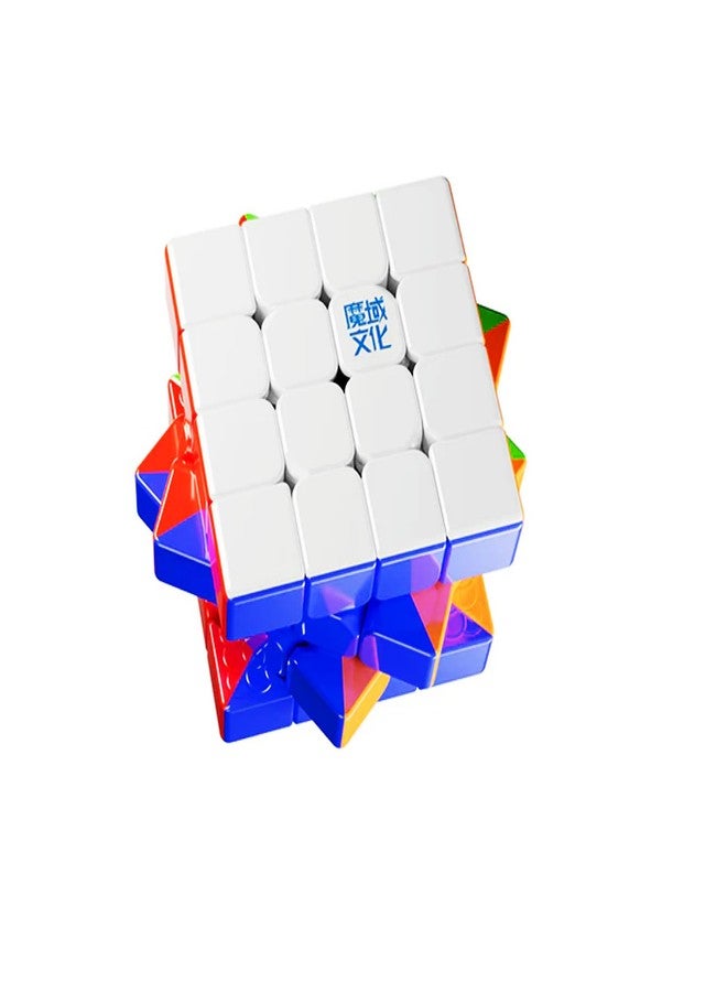 Cuberspeed Moyu AoSu V7 Flagship 4x4 Magnetic Stickerless Speed Cube 96 Magnets (Single-Track) - Image 2