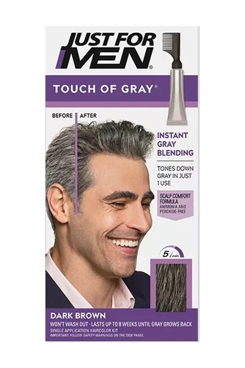 جست فور من صبغة شعر تاتش أوف جراي  من جست فور مِن، بني غامق - Image 1