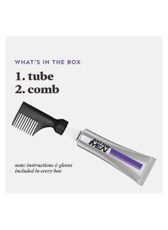 Just For Men Touch of Gray, Hair Coloring with Comb Applicator - Dark Brown  - Image 3