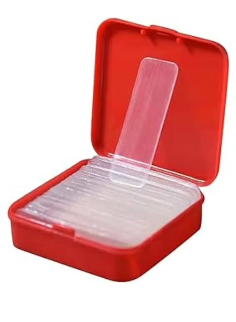 Medical-grade, transparent double-sided tape for velvet garments, 60 pieces - fastens dresses, linings, and hijabs; invisible double-sided adhesive, safe for fabric and leaves no residue. - Image 2