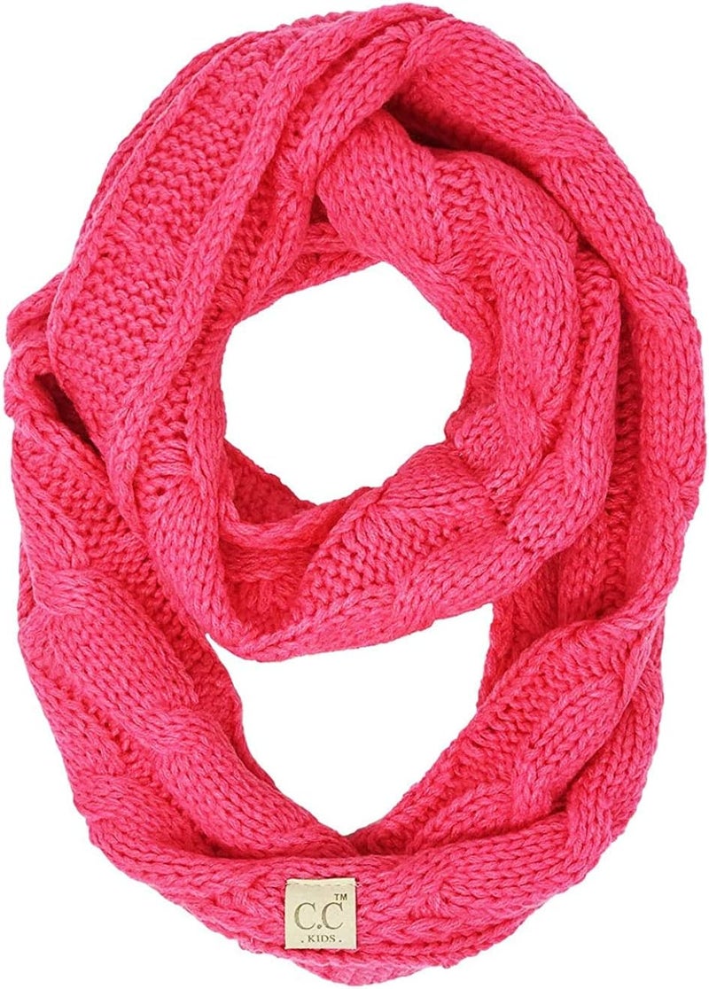 Funky Junque Kids Winter Scarf – Toddler Girl Neck Warmer, Baby Infinity Scarf, Warm Balaclava for Kids, Soft Girls Scarves - Image 3