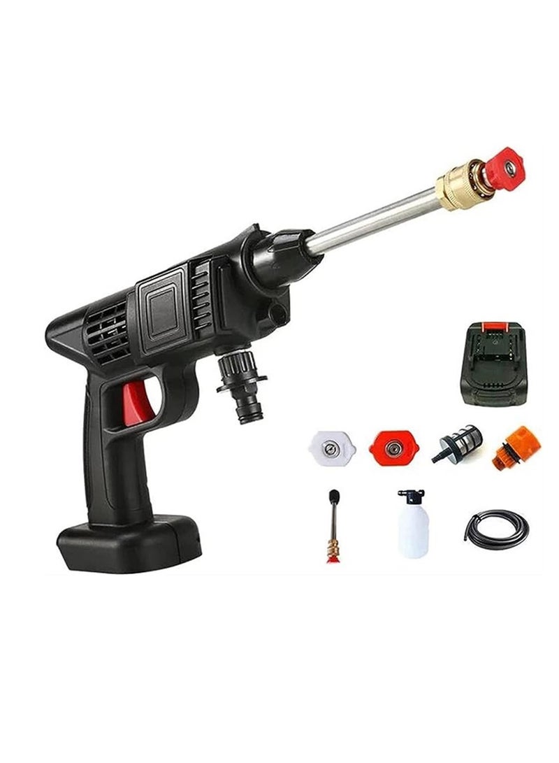 Cordless Pressure Washer - Handheld 50PSI Electric Pressure Cleaner with Battery and Charger 48V 1500mAh Rechargeable Pressure Washer for Washing Cars, Watering Flowers, Cleaning Floors - Image 1