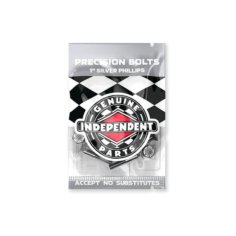 Independent Hardware 1"" Black/Silver Phillips Head