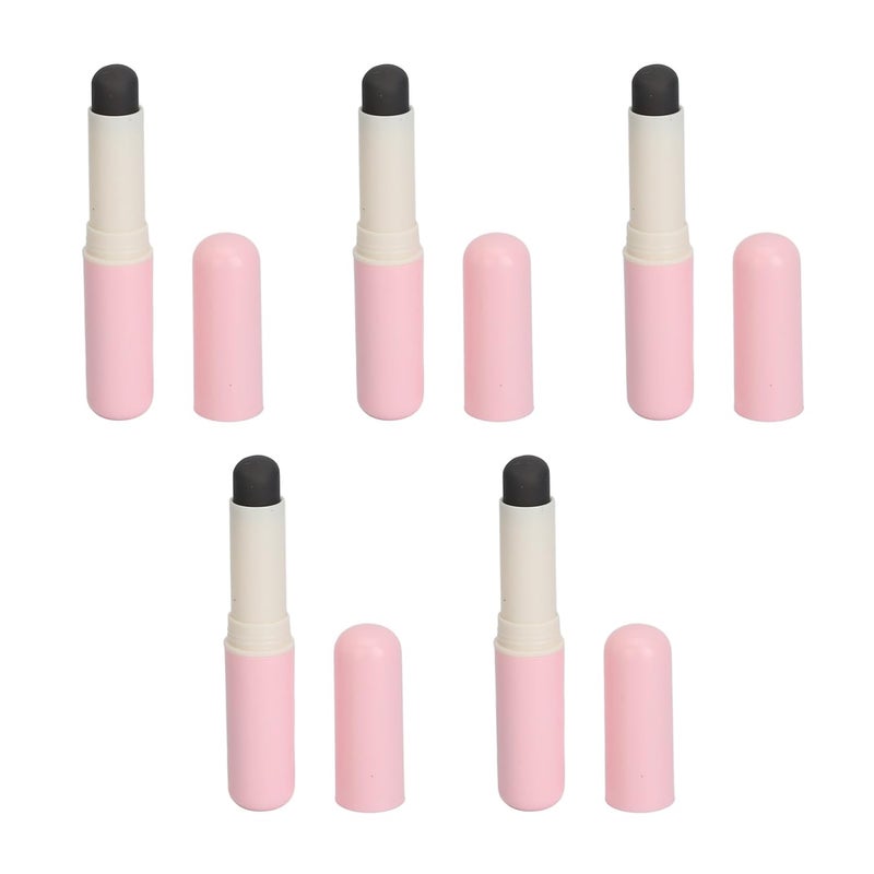 5PCS Silicone Lip Brush Set, Professional Smudge Concealer Brush with Round Head, Portable Makeup Lipstick Brush for Matte Lip Application and On - the - Go Touch - Ups - Image 1