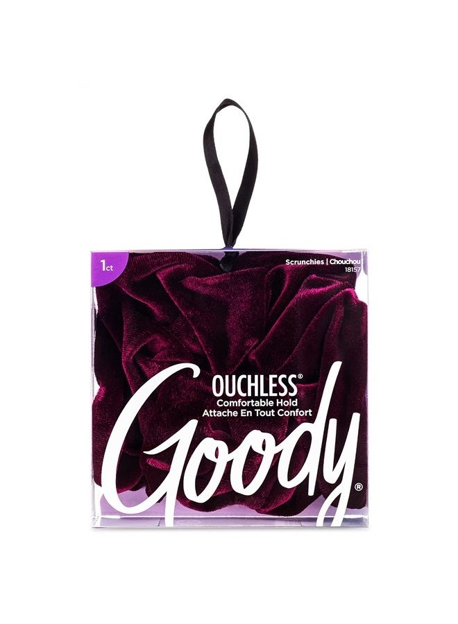 Goody Holiday Ball XL Scrunchies - 1 Count - Ouchless Comfortable Hold Hair Accessories for Men, Women, Boys and Girls to Style With Ease and Keep Your Hair Secured - For All Hair Types - Image 1