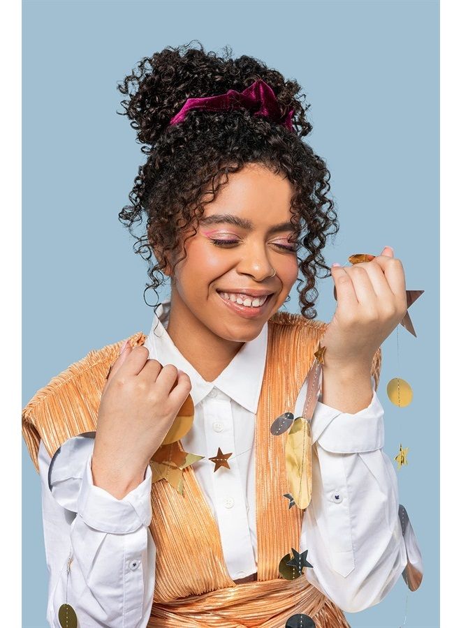 Goody Holiday Ball XL Scrunchies - 1 Count - Ouchless Comfortable Hold Hair Accessories for Men, Women, Boys and Girls to Style With Ease and Keep Your Hair Secured - For All Hair Types - Image 5