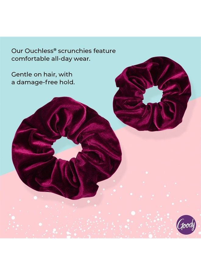 Goody Holiday Ball XL Scrunchies - 1 Count - Ouchless Comfortable Hold Hair Accessories for Men, Women, Boys and Girls to Style With Ease and Keep Your Hair Secured - For All Hair Types - Image 3