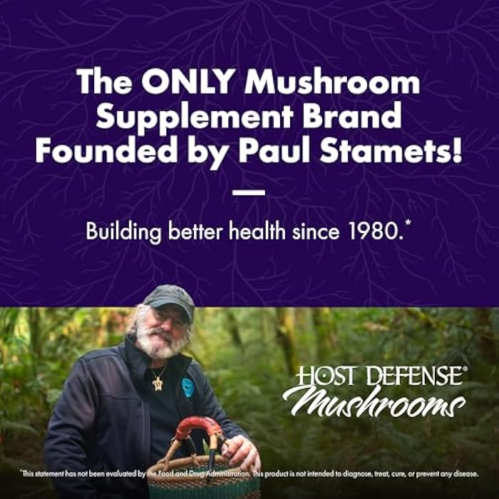 Host Defense Mushrooms Lion's Mane Gummies - Brain Health Support - Mushroom Supplement to Support Focus & Memory Function - Immune & Nervous System Support - Blueberry, 90 Gummies* - Image 3