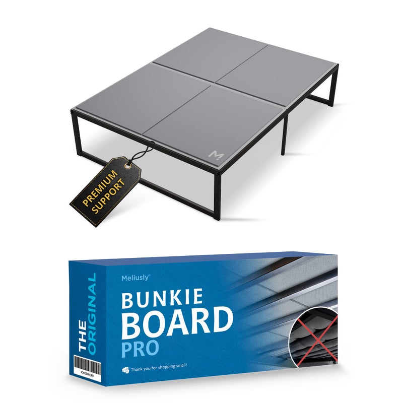 Meliusly Low Profile Bunkie Board Full Size (54x75) - Non-Slip Breathable Bed Support Board for Slatted Bed Frame, Anti-Sag Under Bed Support, Noise Minimizing Moisture Resistant Bed Board - Image 1