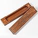 Poludie Wooden DND Dice Box Dice Holder Case with Felt Lined Magnetic Lid for DD Tabletop Game Acacia Sword of DamoclesBlack - Image 3
