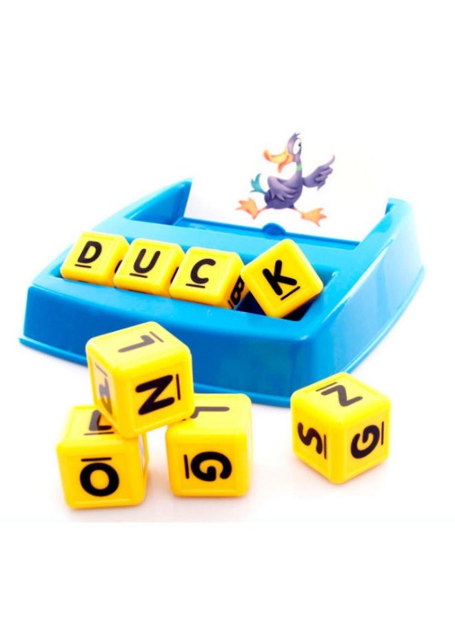 707 Games - Matching Letter Game Toy, Learn English Words Puzzle Game, Picture-Based Word Card Machine, Classic Early Development Word Puzzle Toys for Ages 3+ - Image 1