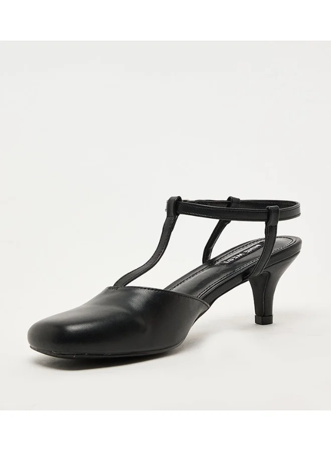Nine West D-LARA Ankle Strap Heel Pumps