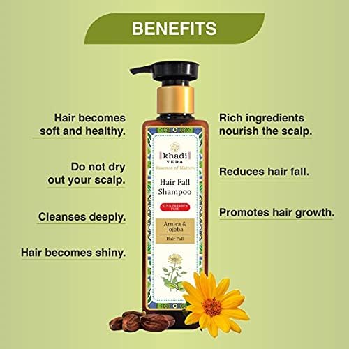 Khadi Veda Arnica Jojoba Hair fall Shampoo 200 ml Pack of 2 - Image 5