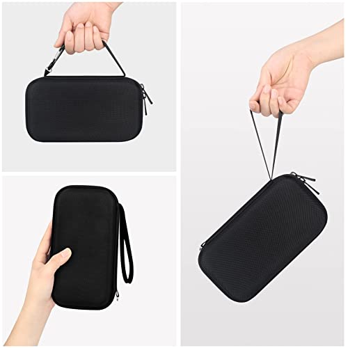 BOVKE Hard Travel Speaker Case for Bose New SoundLink Flex Speaker (2nd Gen) / Bose SoundLink Flex Bluetooth Portable Speaker, Extra Mesh Pocket for Bose Speaker Charger, Charging Cables, Black - Image 2