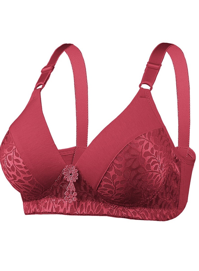 3-Piece Set Of B-Cup Bras Without Underwire For Middle-Aged And Elderly People  - Image 3
