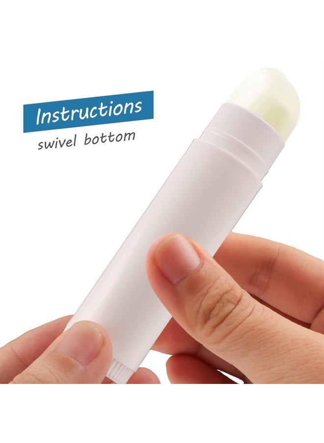 Wresty 15 Pcs 0.5oz Lip Balm Tubes Empty DIY Lipstick Tubes Refillable 15g Lip Balm Containers Lip Gloss Tubes Deodorant Containers (white) - Image 1