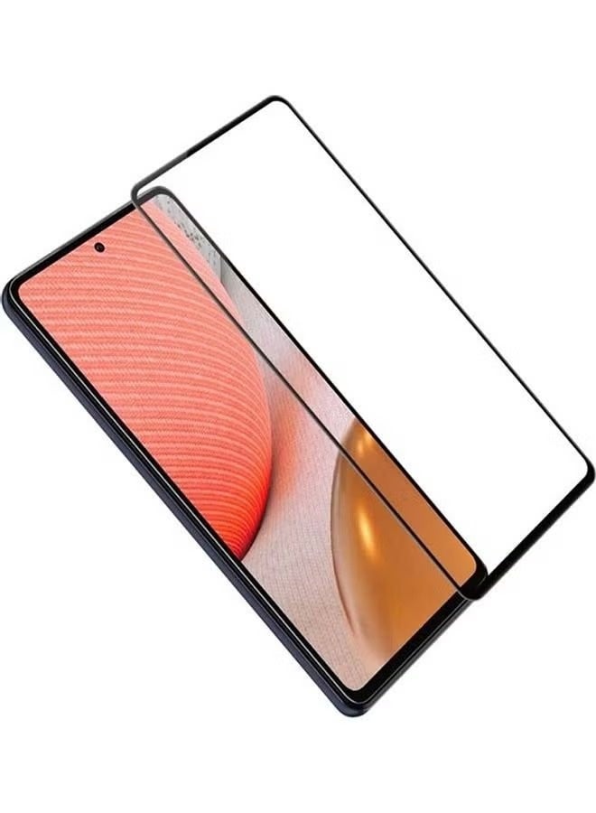 Tempered Glass Screen Protector For Samsumg Galaxy A72 Black - Image 2