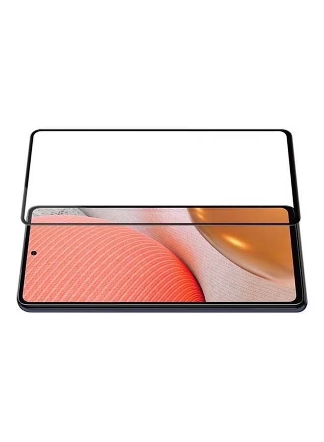 Tempered Glass Screen Protector For Samsumg Galaxy A72 Black - Image 3