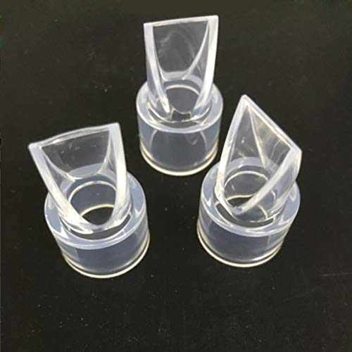 ROSENICE 10 Pcs Manual Electric Silicone Counterflow Duckbill Valve Breast Pump Replacement Accessories for Breastfeeding Mothers - Image 4