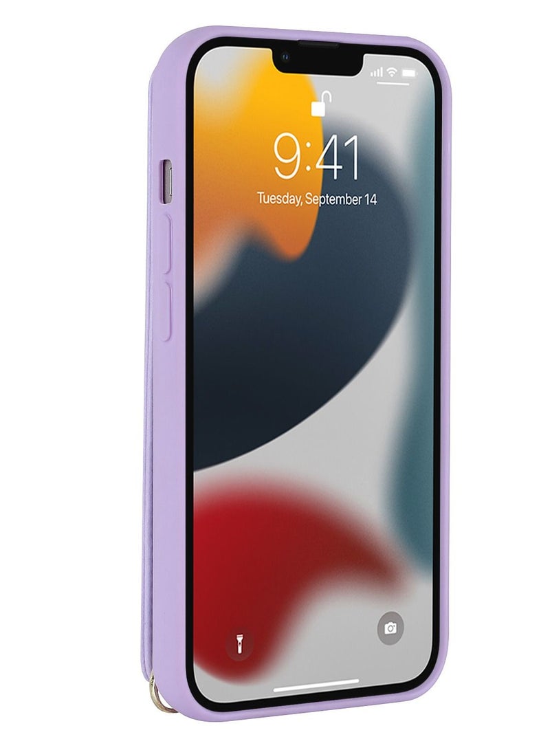 Suteni Back Cover Wristband Card Slots Leather Phone Case for iPhone - Image 2