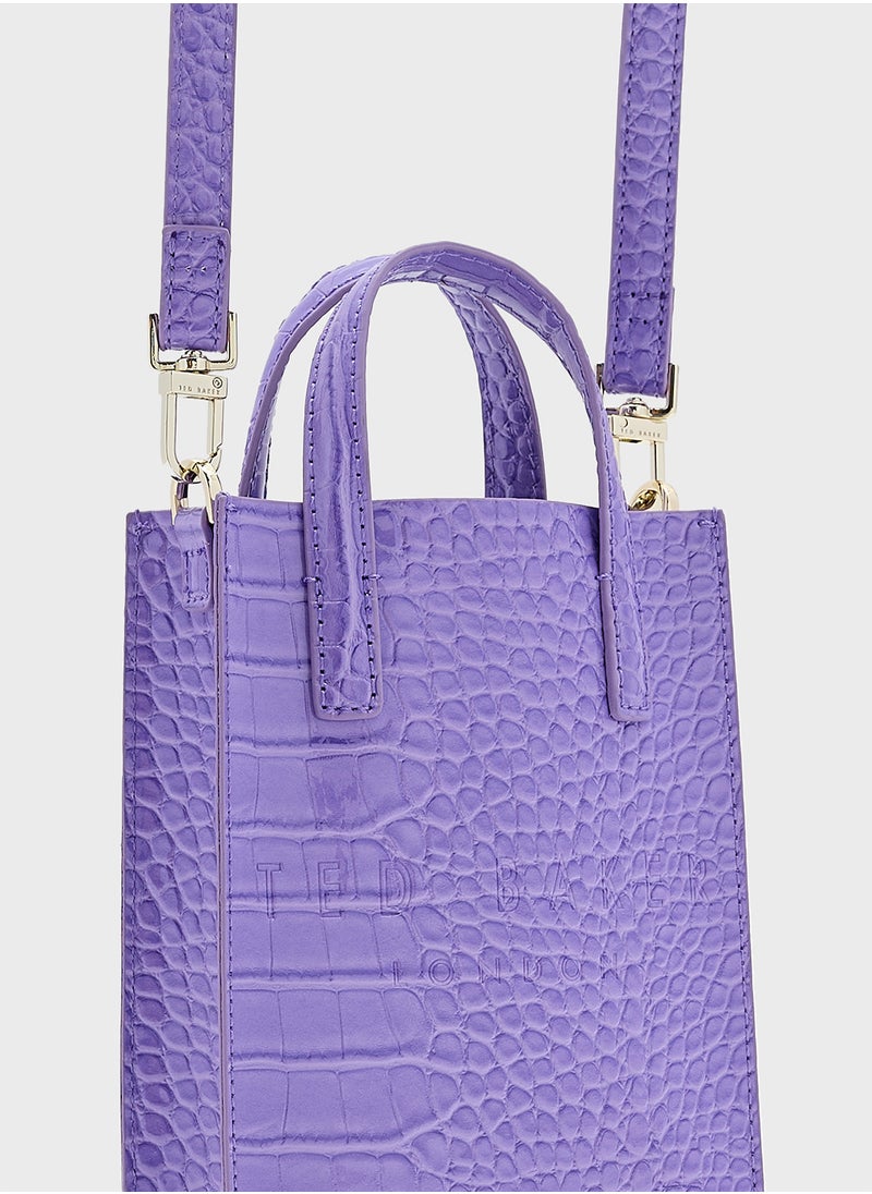 Ted Baker Croccon Mini Icon Tote Bag  - Image 4