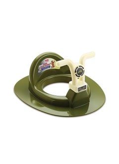 Nabhya Kids Toilet Trainer Baby Potty Seat With Bike Handle And Back Support Toilet Seat For Western Toilet (Green)  - Image 1