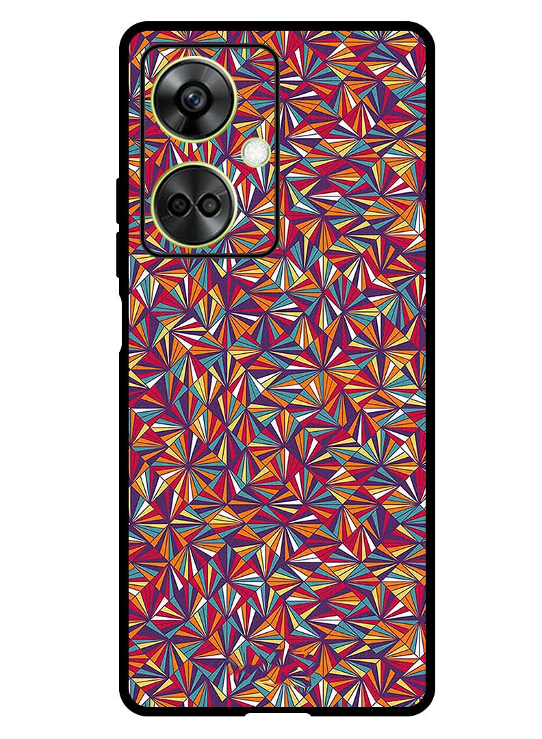 Theodor Protective Case Anti Scratch Shock Proof Bumper Cover For OnePlus Nord CE 3 Small Rhombus - Image 1