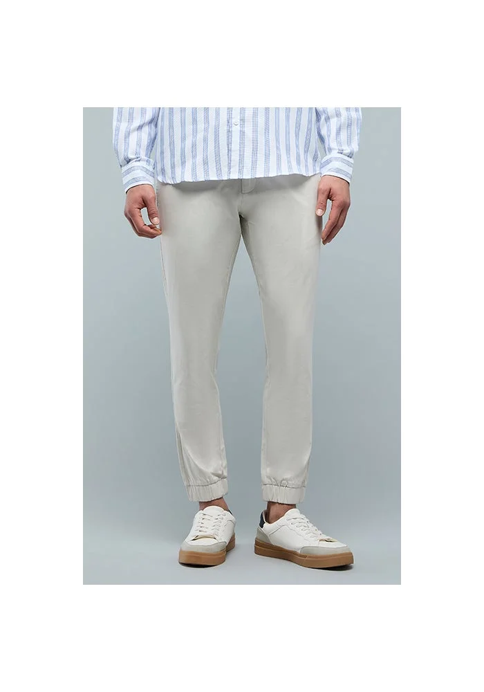R&b Solid Jogger Pants with Drawstring Waist