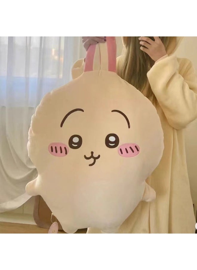 null - Usaki Small Eight Jiyika Wow Self-Mocking Chiika Cute Plush Pillow Cushion Doll Sleeping Pillow-Specifications:Small Eight Pillow-Color:Large Width 50 High 60cm - Image 1