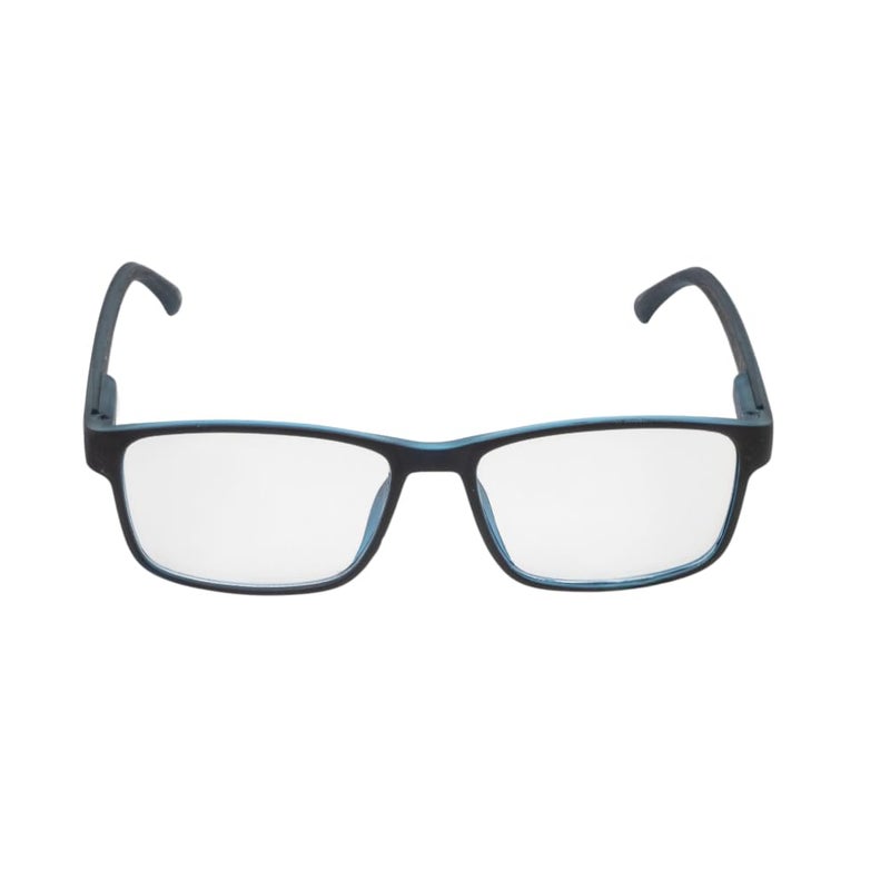 LENS+ Lensplus Rectangle TR Full Rim Eyeglasses with Blue Cut Lightweight Unisex Eyewear for Men & Women | Stylish Computer & Daily Use Frame - Image 1