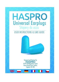 HASPRO HASPRO Ultra Soft Foam Earplugs, Best Earplugs for Noise Canceling, Snoring, Work, DIY, Noise Reduction SNR 38dB (Pack of 10, Blue)  - Image 5