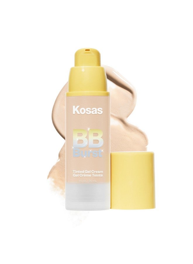 Kosas BB Burst Tinted Face Gel Cream - Supports Healthy Collagen, Smoothes Skin, Hydrates & Moisturizes - Lightweight Buildable Coverage - Light Neutral 12, (1 Oz/30 ML) - Image 1