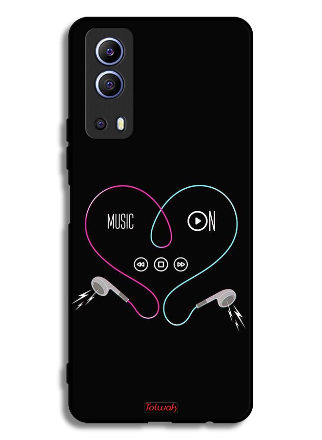Tolwak Vivo iQOO Z3 5G Protective Case Cover Music On - Image 2