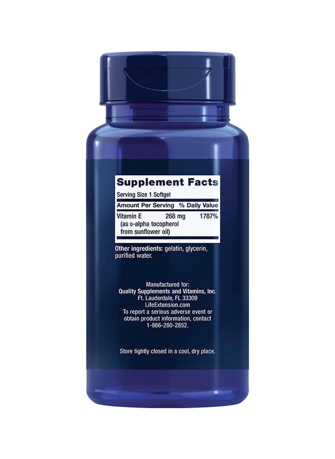 Super Vitamin E 268 Mg (400 Iu) 90 Softgels