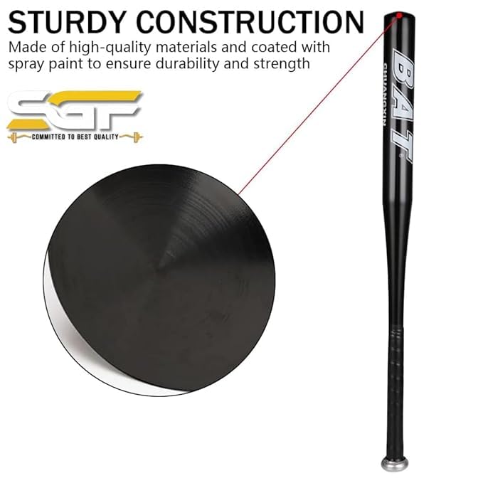 SGF Aluminium Base Ball Bat International Standards 30" Aluminium Baseball Bat Heavy Quality Non-Slip Aluminium Baseball Bat Metal Baseball Stick(Assorted Colour) (Multicolor, 30 INCH) - Image 3